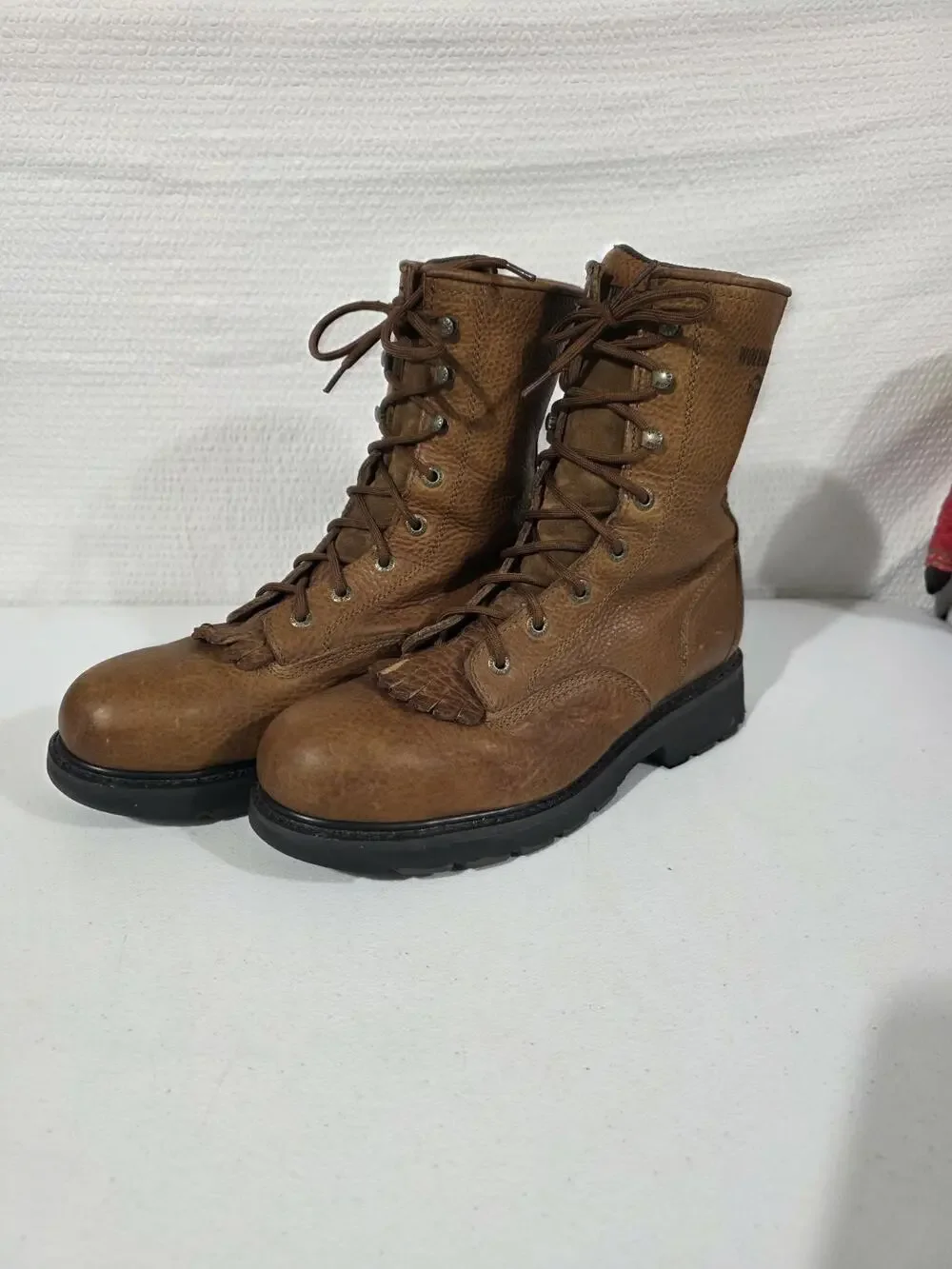 Wolverine Herrin W08393 Steel Toe EH Brown Leather 8